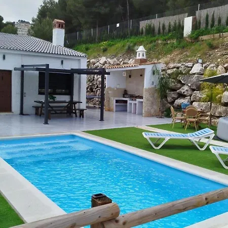 木屋 La Casona Del Pinar Swiming Pool 阿尔豪林德拉托里